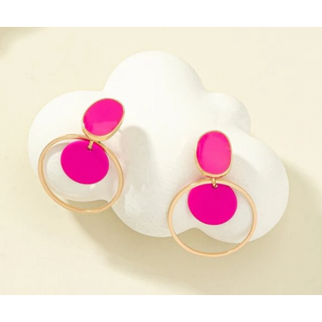 Boucles d oreilles avec cercle