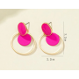 Boucles d oreilles avec cercle