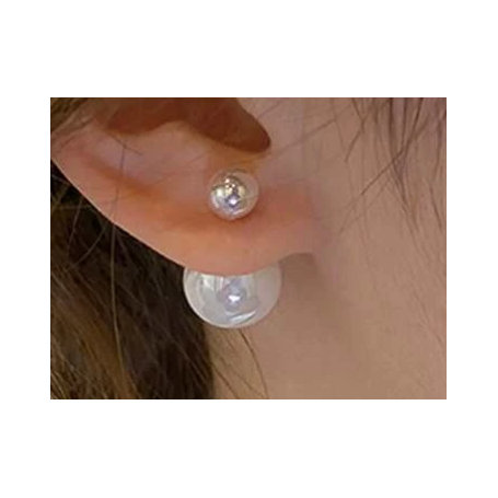 Boucle d oreille a fausse perle