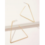 Boucles d oreilles design triangle