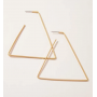 Boucles d oreilles design triangle