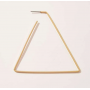 Boucles d oreilles design triangle