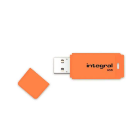 Integral clé USB Neon 8Go Orange