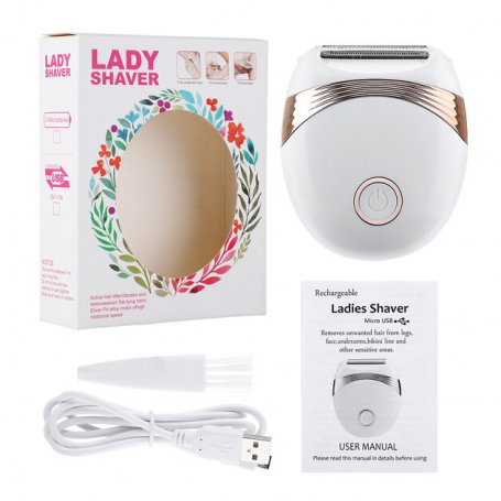 Épilateur électrique rechargeable USB pour femmes