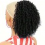 chignon afro bouclé