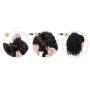 chignon afro bouclé