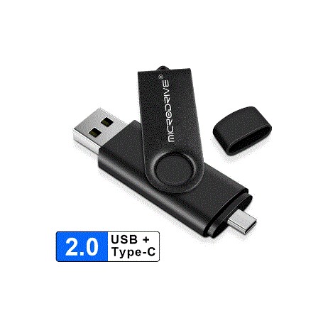 Clé USB +Type C 64go