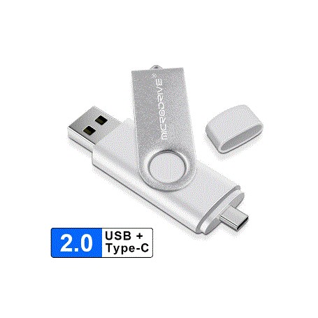 Clé USB +Type C 64go