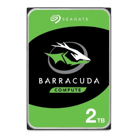 SEAGATE - Disque dur Interne HDD - BarraCuda - 2To - 7200 tr/min - 3.5"